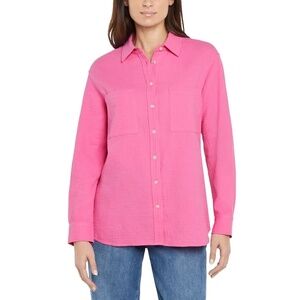 GAP Women's M Blouse Pink Gauze Cotton H1109